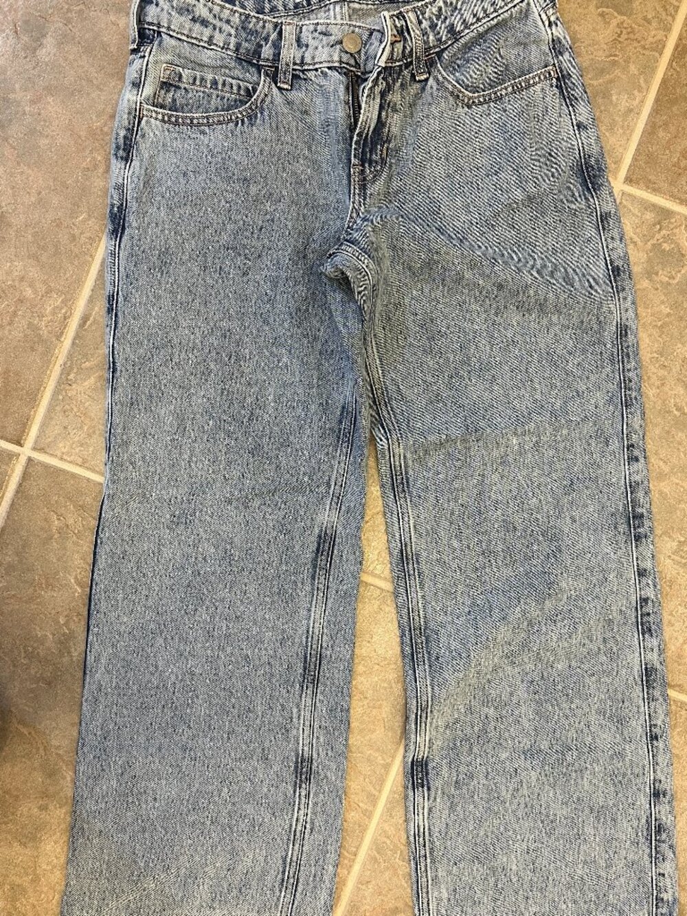 Hollister Womens Jeans 2R W26 Low Rise Baggy Blue